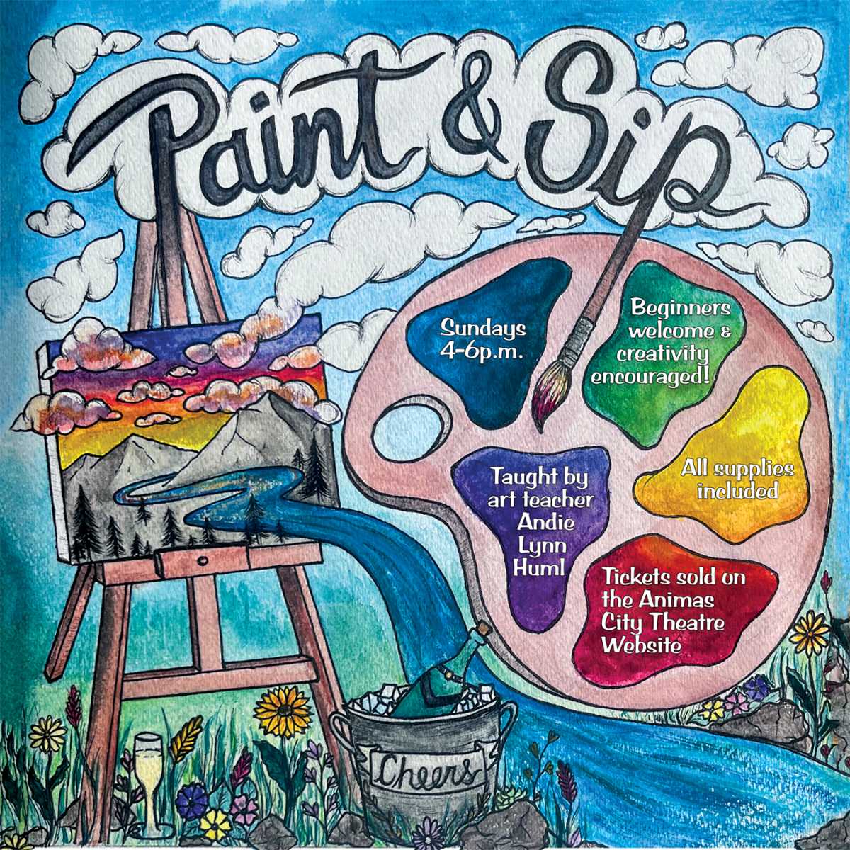 paint and sip this weekend